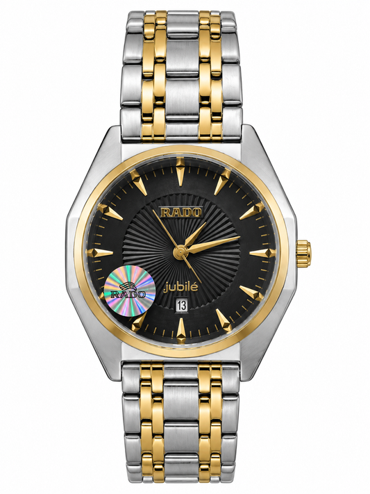 Men's Luxury Wrist Watch with Date Display and Sunburst Dial – Stainless Bracelet Style