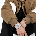 Luxury Skeleton Dial Chronograph Style Watch for Men