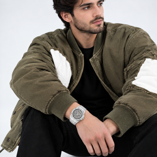 Luxury Skeleton Watch – Premium Stainless Steel Design