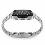 Curen Men's Square Chronograph Watch – Skeleton Dial, Steel Bracelet, 2 Finish Options