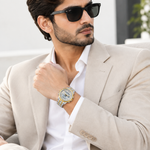 Men's Analog-Digital Dual Display Watch – Chronograph, Water Resistant 3ATM
