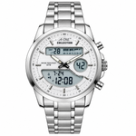Men's Analog-Digital Dual Display Watch – Chronograph, Water Resistant 3ATM