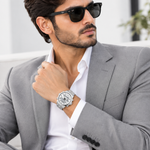Men's Analog-Digital Dual Display Watch – Chronograph, Water Resistant 3ATM
