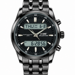 Men's Analog-Digital Watch – Steel Bracelet, Water Resistant 3ATM