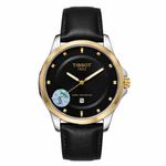 Men's Leather Watch – Water Resistant, Date Display