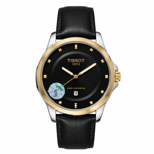 Men's Leather Watch – Water Resistant, Date Display