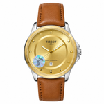 Men's Leather Watch – Water Resistant, Date Display
