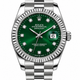 Silver/Green