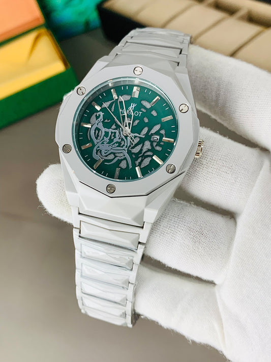 Luxury Skeleton Dial Chronograph Style Watch for Men