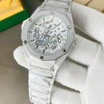 Luxury Skeleton Dial Chronograph Style Watch for Men