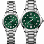 His & Hers Couple Watch Set | Roman Numeral Dial with Date