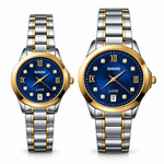 His & Hers Couple Watch Set | Roman Numeral Dial with Date