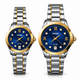 Silver/Gold/Blue