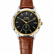 Black / Two-Tone Case / Brown Strap